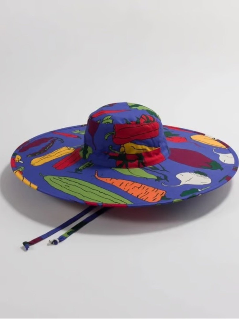 Baggu Organic Cotton Collapsible Sun Hat in Farmers Market